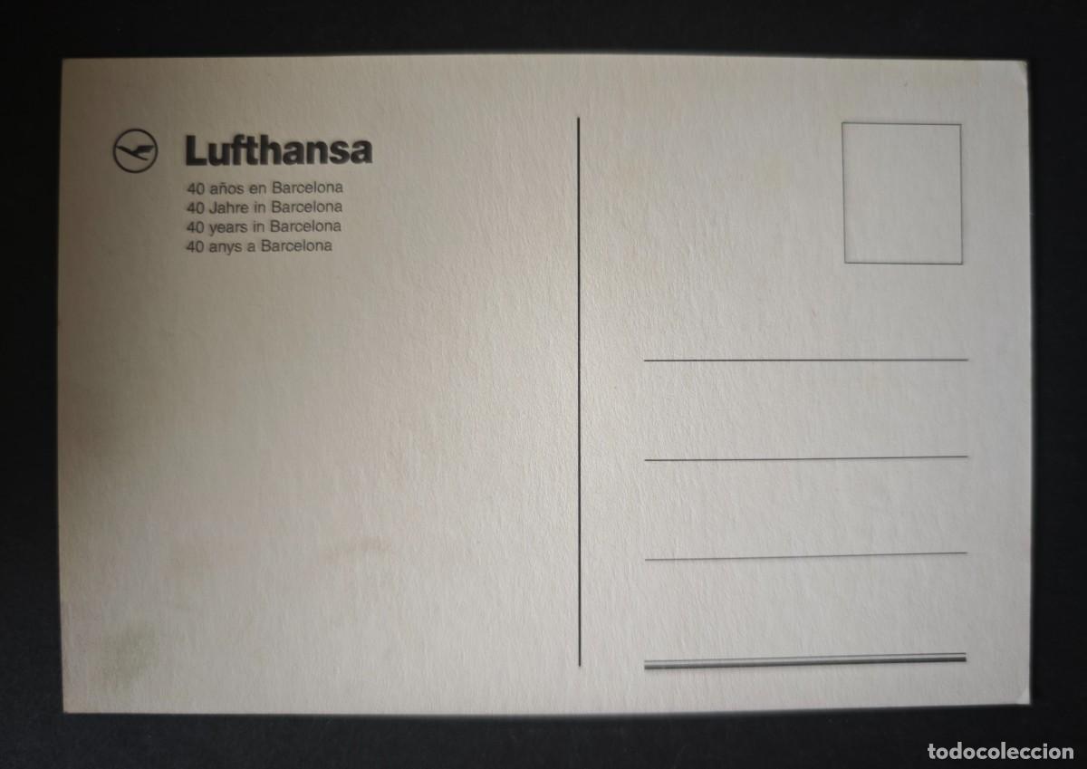 Postales: POSTAL PUBLICITARIA- LUFTHANSA - Foto 2