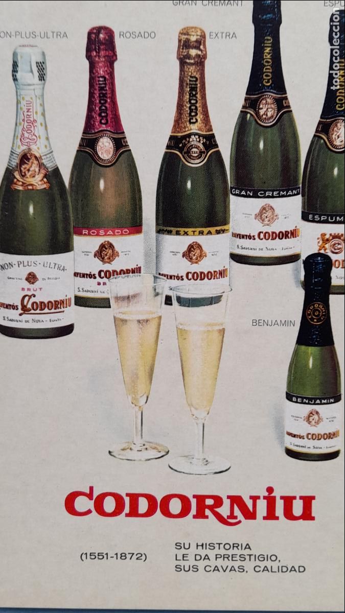Postales: Postal publicitaria antigua de Cavas CODORNIU. - Foto 2