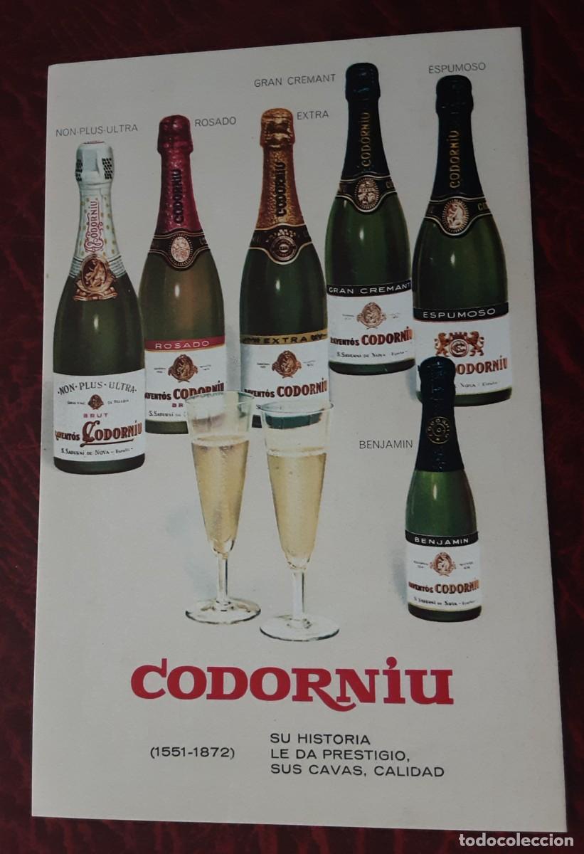 Postales: POSTAL PUBLICITARIA CAVA RAVENT&Oacute;S CODORNIU. - Foto 1
