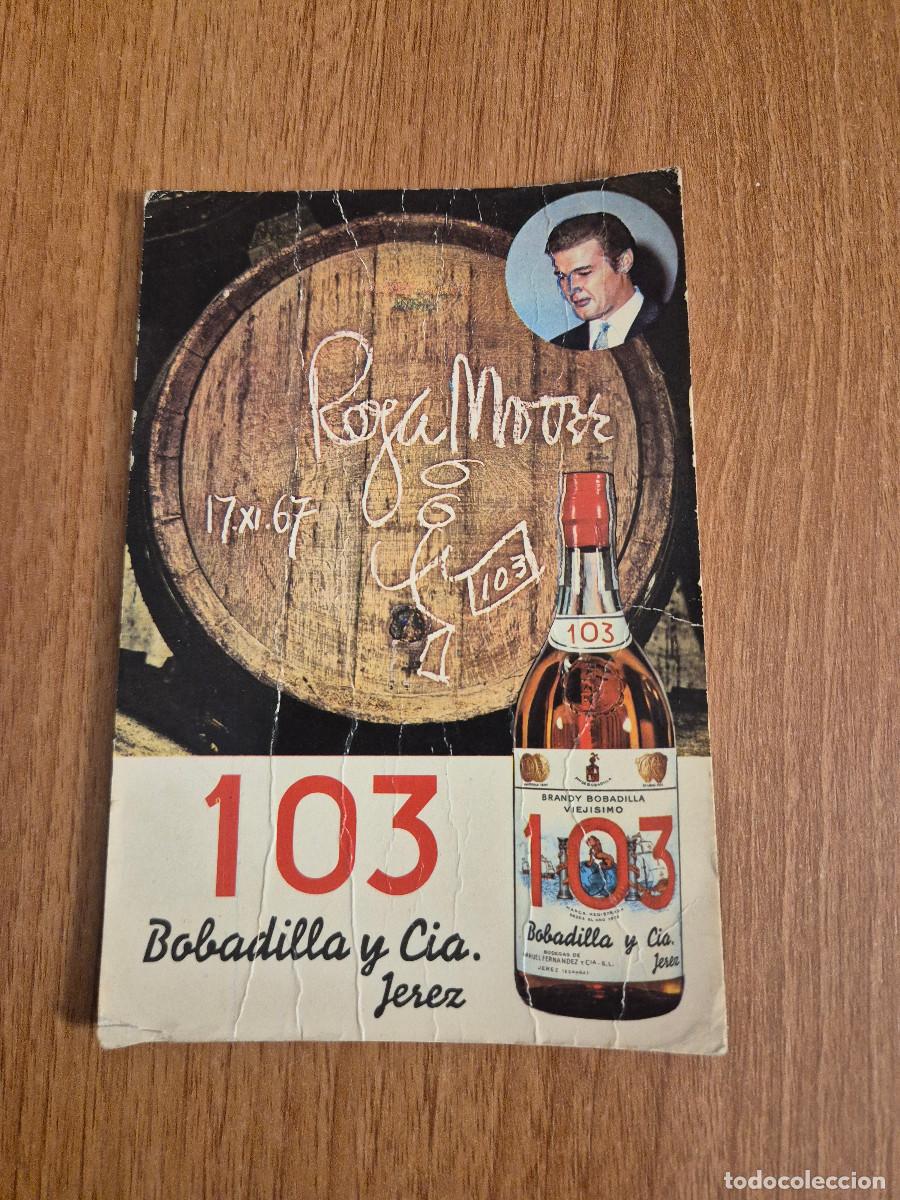 Postales: POSTAL ROGER MOORE PUBLICITARIA DE BRANDY 103 SIN CIRCULAR - Foto 1