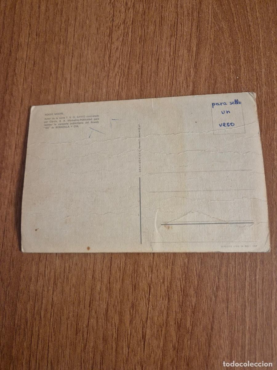 Postales: POSTAL ROGER MOORE PUBLICITARIA DE BRANDY 103 SIN CIRCULAR - Foto 2