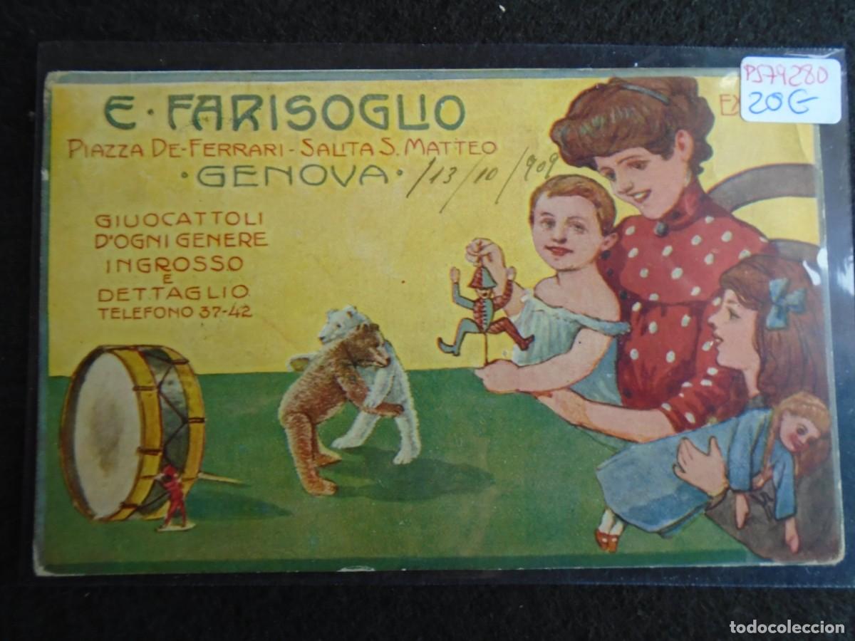 Postales: (PS-79280)POSTAL PUBLICITARIA E.FARISOGLIO - GENOVA - Foto 2
