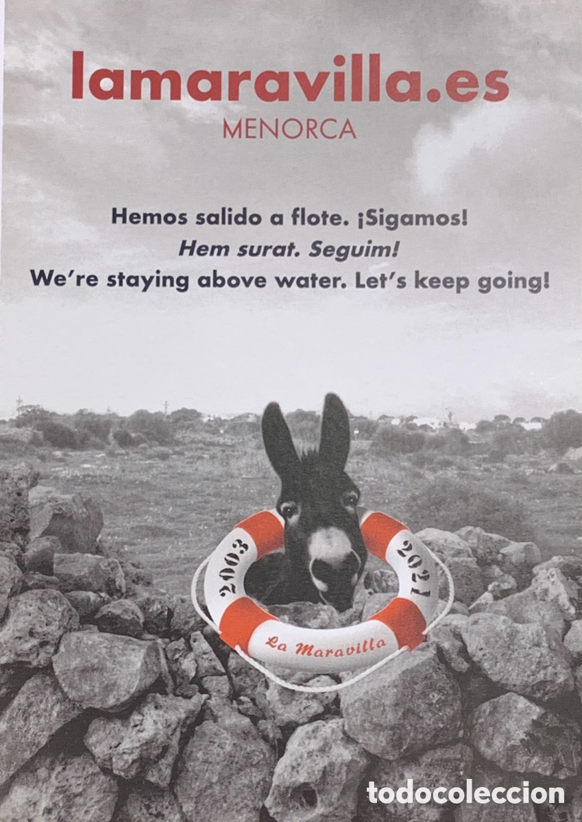 Postales: Postal. La Maravilla. Menorca. 2021. - Foto 1