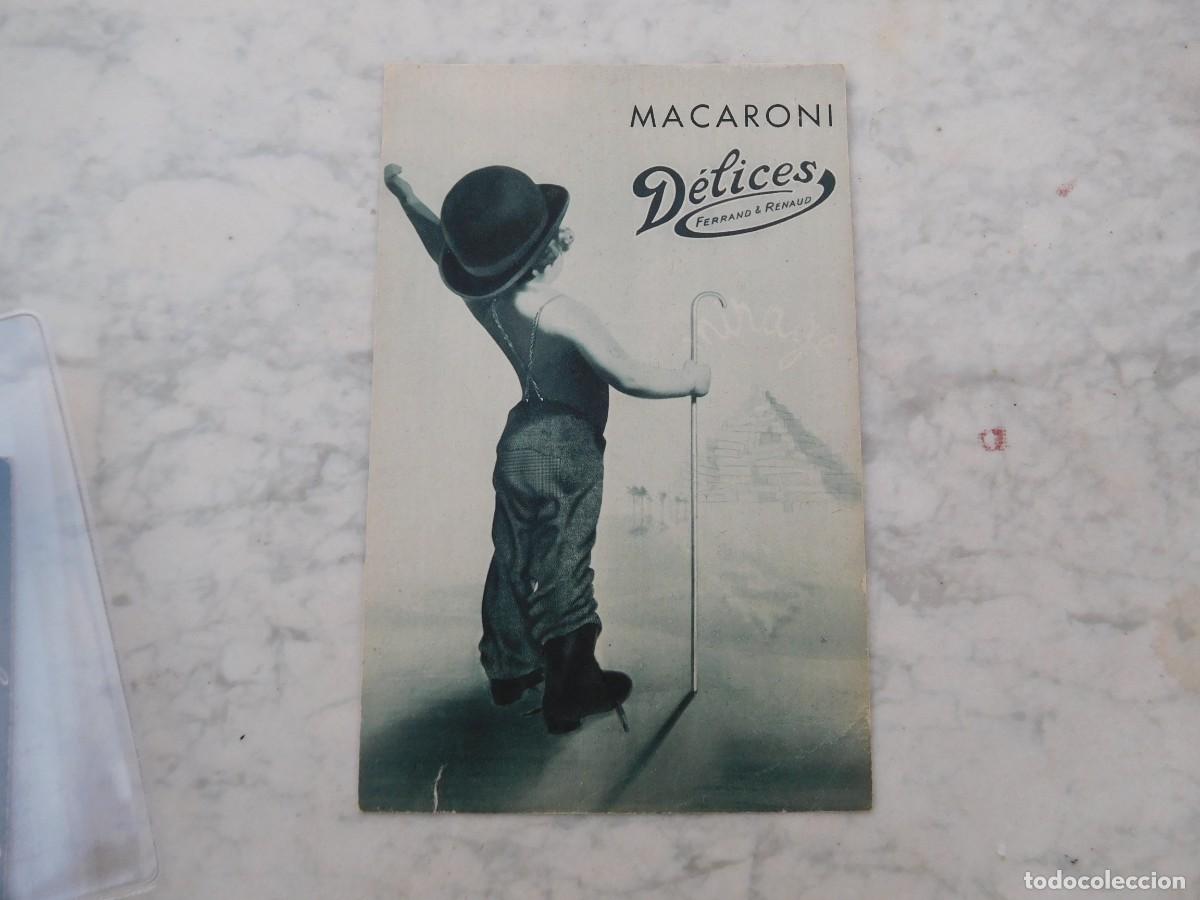 Postales: Postal propaganda Macaroni D&eacute;lices Ferrand & Renaud - Foto 1