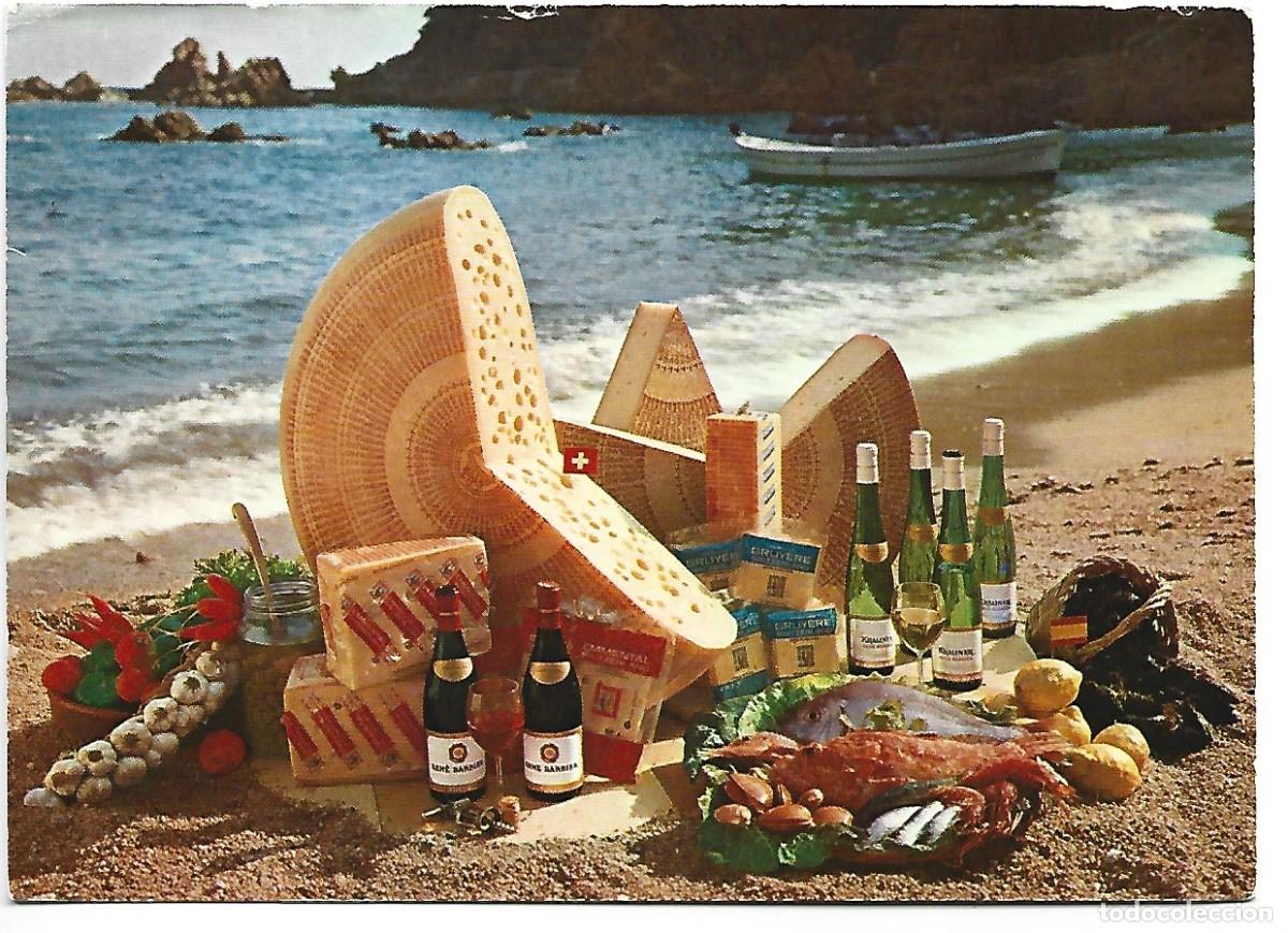 Postales: QUESO SUIZO Y VINOS RENE BARBIER - Foto 1