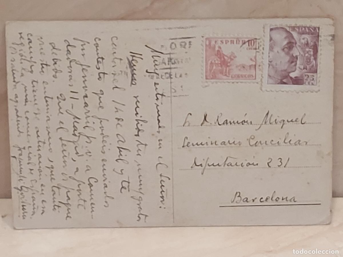 Postales: POSTAL DOMUND 1946 / CIRCULADA / BUEN ESTADO - Foto 2