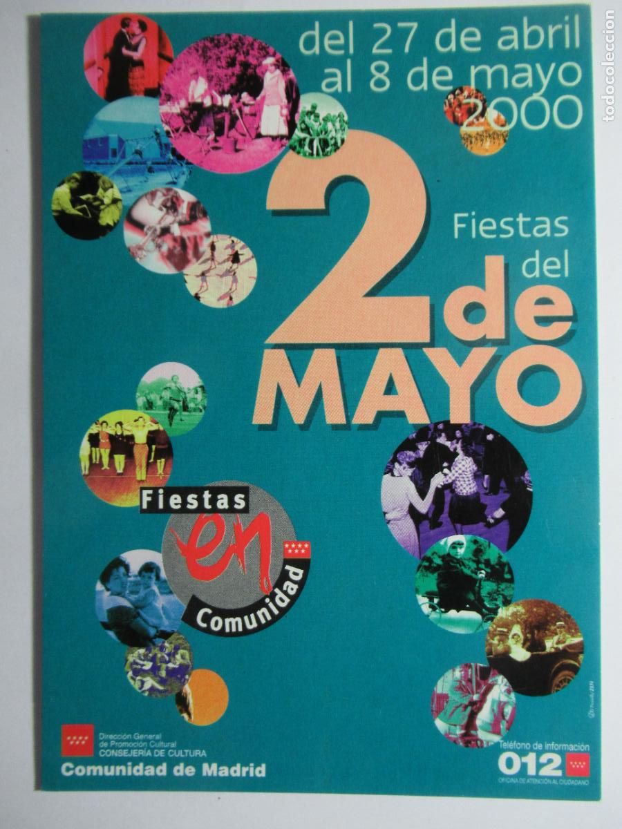 Postales: Fiestas del 2 de Mayo de 2000 - Comunidad de Madrid - Foto 1