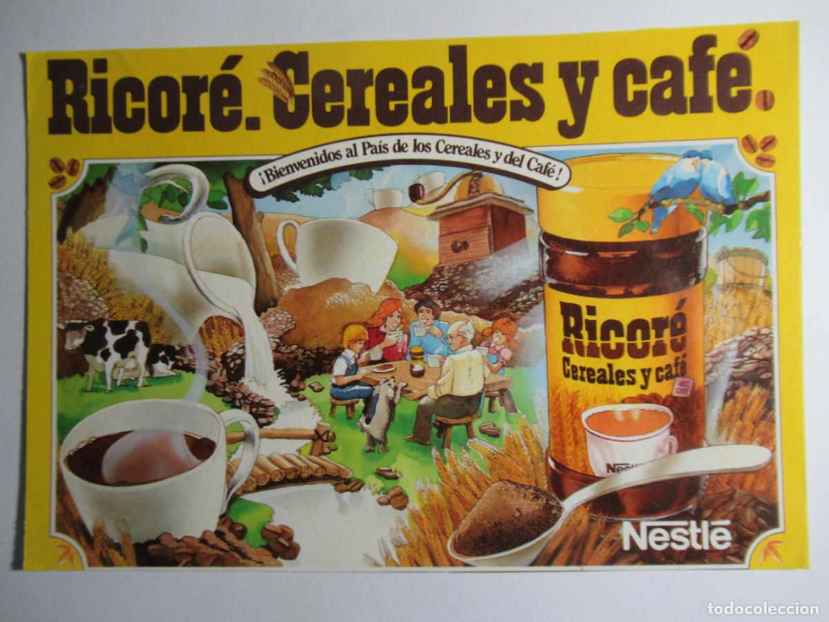 Postales: Ricor&eacute; - Cereales y Caf&eacute; - Nestle - Foto 1