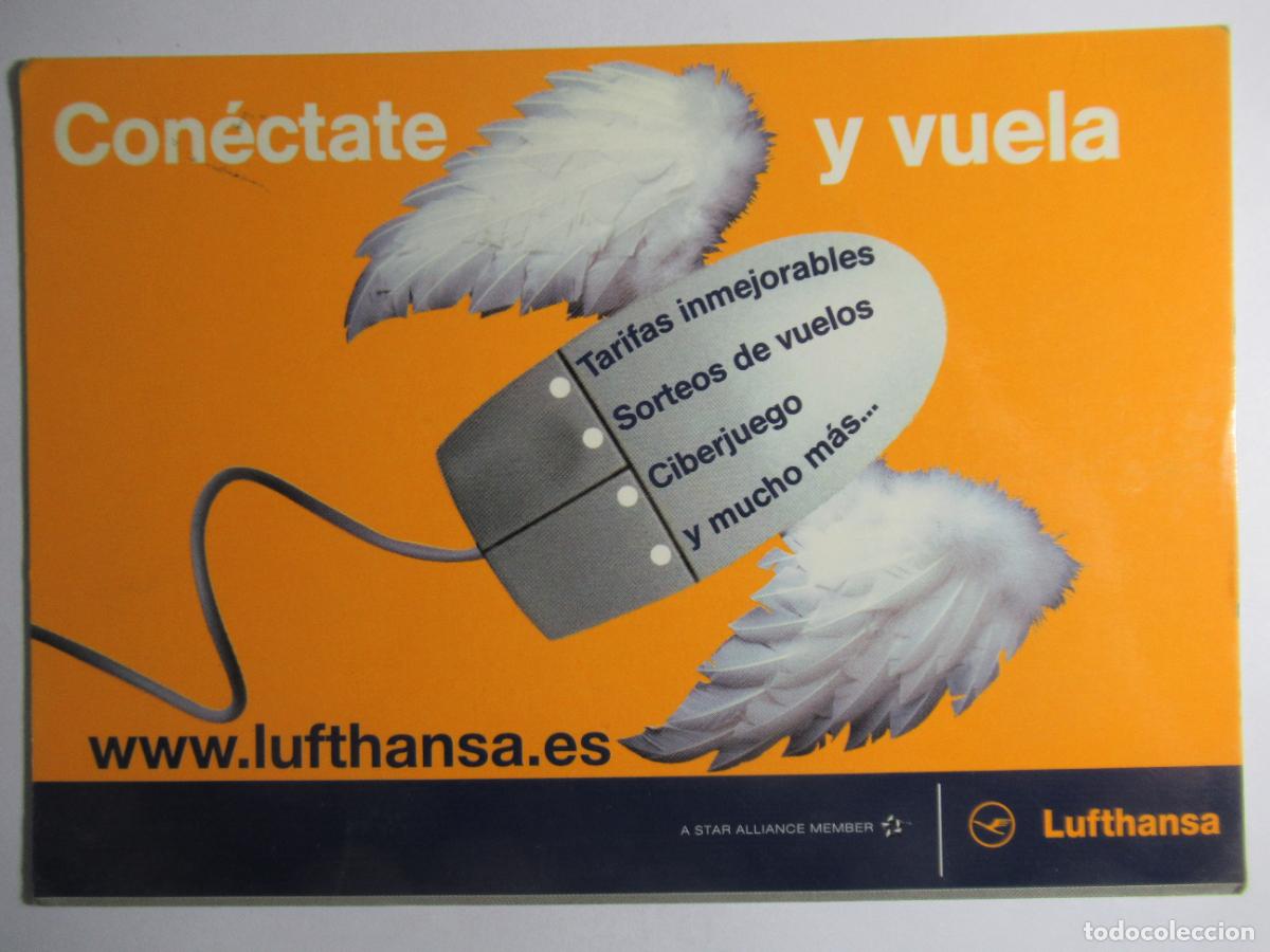 Postales: Lufthansa - Con&eacute;ctate y Vuela - Foto 1