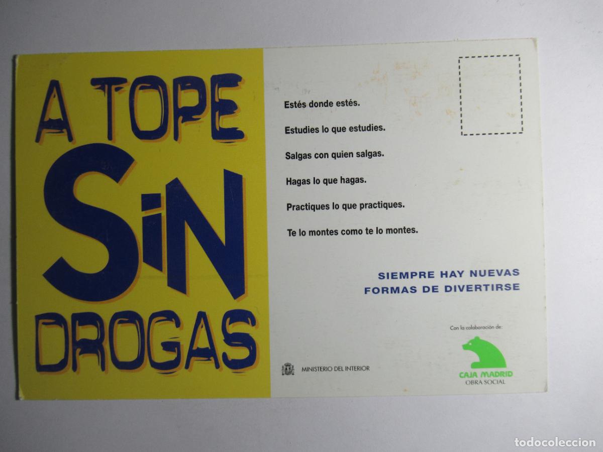 Postales: A Tope sin Drogas - Ministerio del Interior - Foto 2