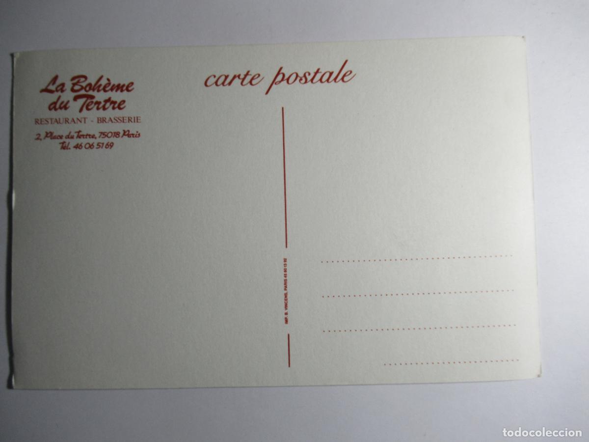 Postales: Restaurant La Boh&egrave;me du Tertre - Par&iacute;s - Foto 2