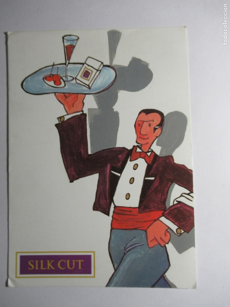 Postales: Silk Cut - Dibujo de M&ordf; Jos&eacute; Aoiz - Foto 1