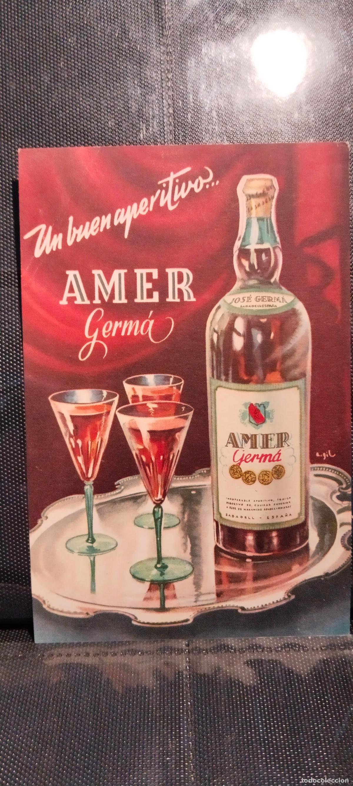 Postales: AMER GERMA _-SABADELL-POSTAL PUBLICITARIA - Foto 1