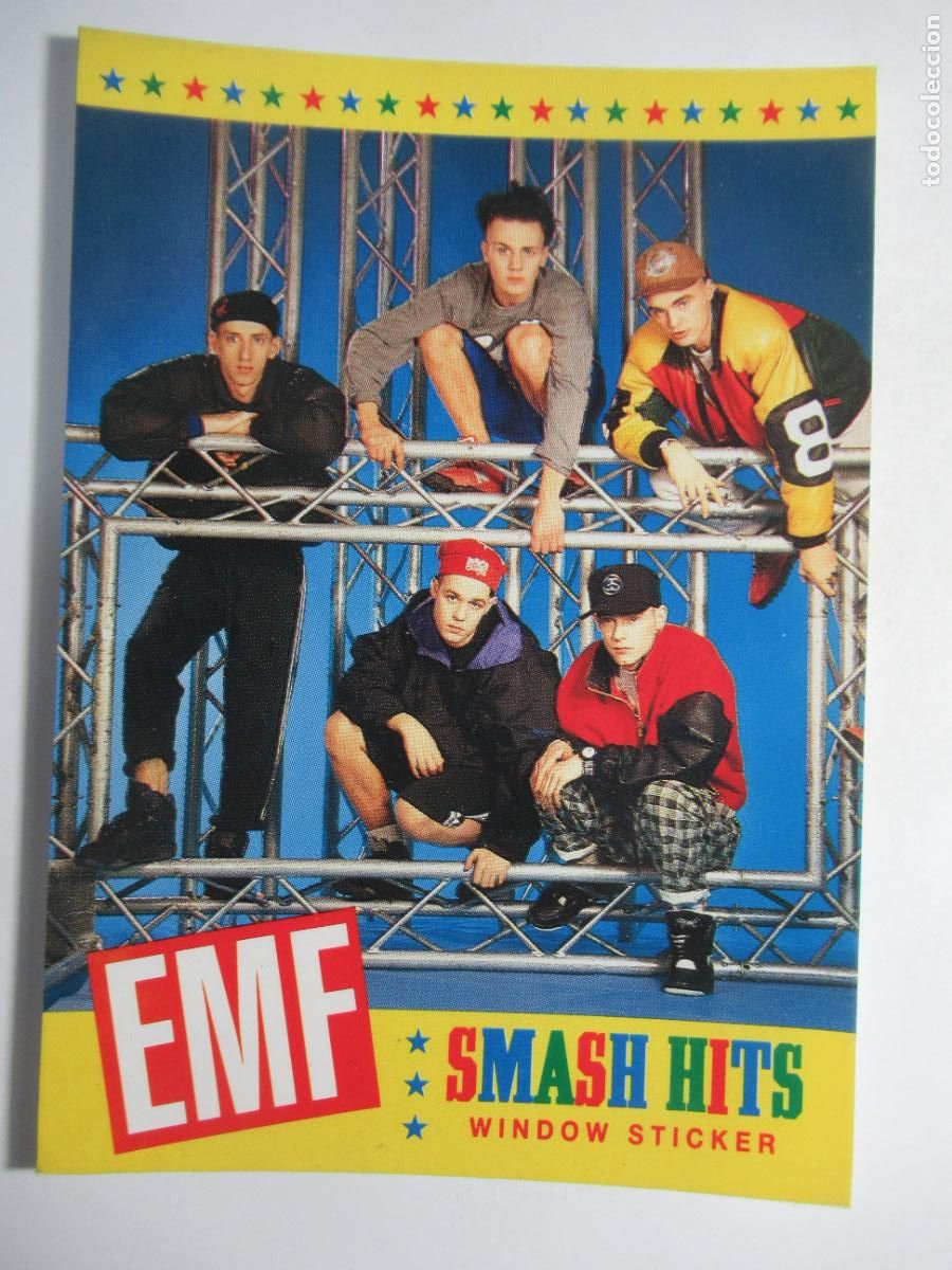 Postales: EMF - Smash Hits Widow Sticker - Foto 1