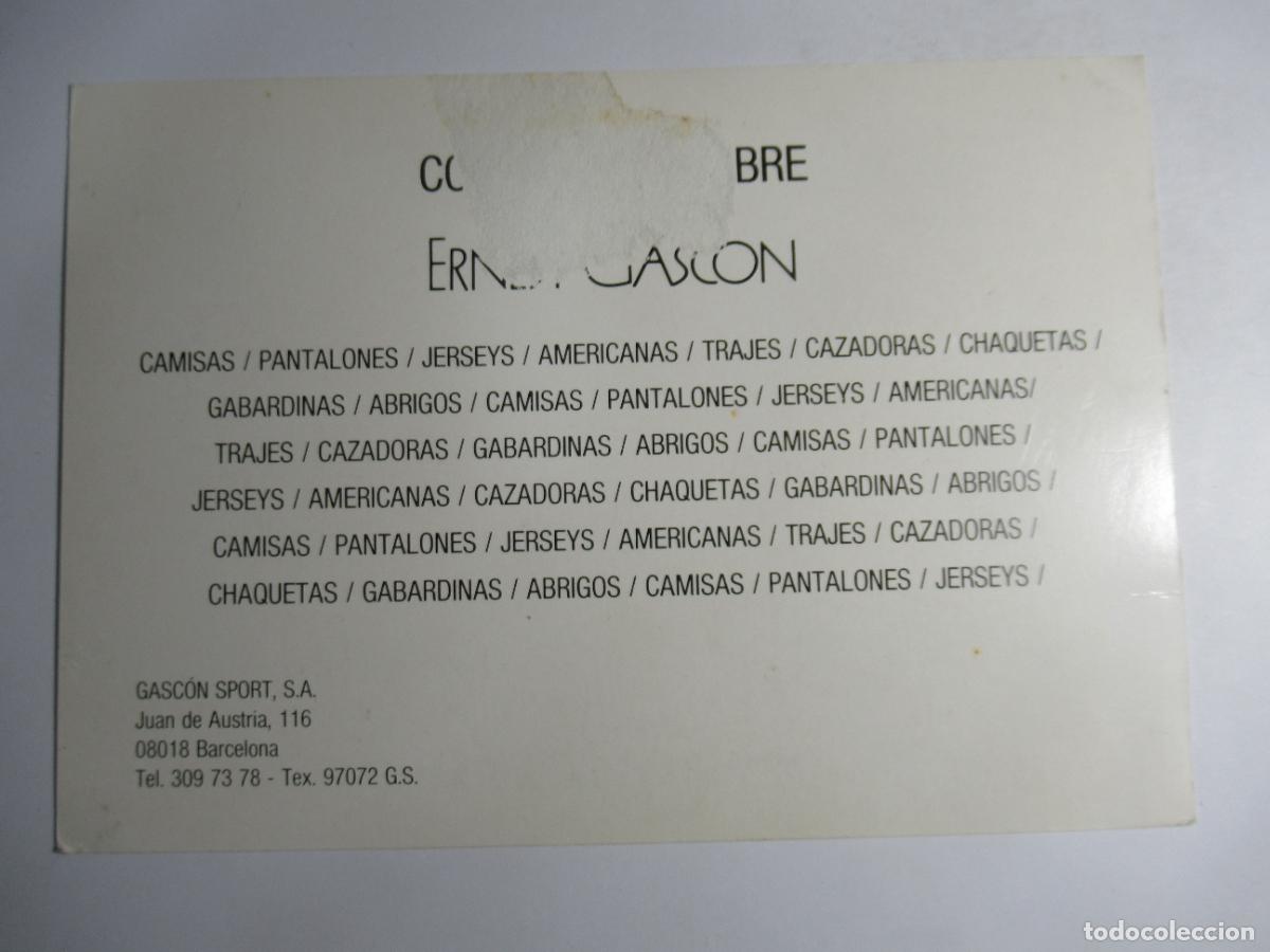 Postales: Ernest Gascon - Tienda Moda Barcelona - Foto 2