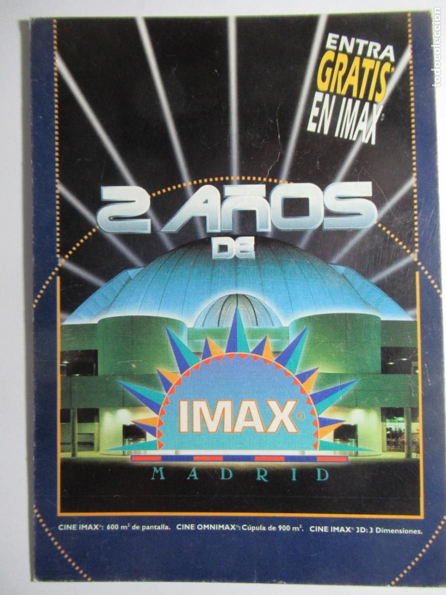 Postales: Imax - Madrid - 2 A&ntilde;os - Foto 1