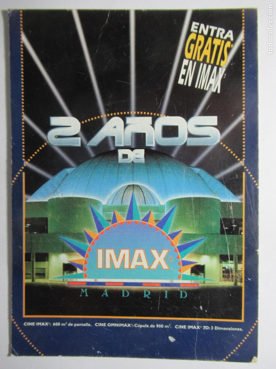 Postales: Imax - Madrid - 2 A&ntilde;os - Foto 1