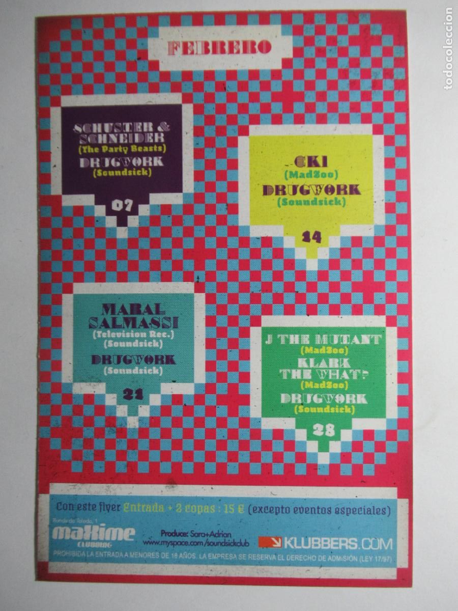 Postales: Sound Sick - Programaci&oacute;n Febrero - Foto 2