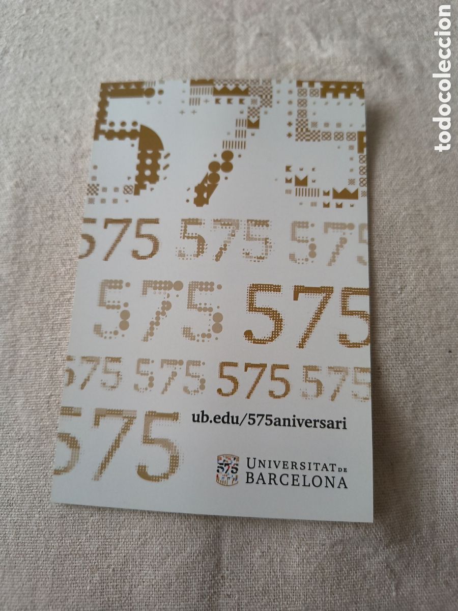 Postales: SIMIL POSTAL UNIVERSIDAD DE BARCELONA 75 ANIVERSARI - Foto 1