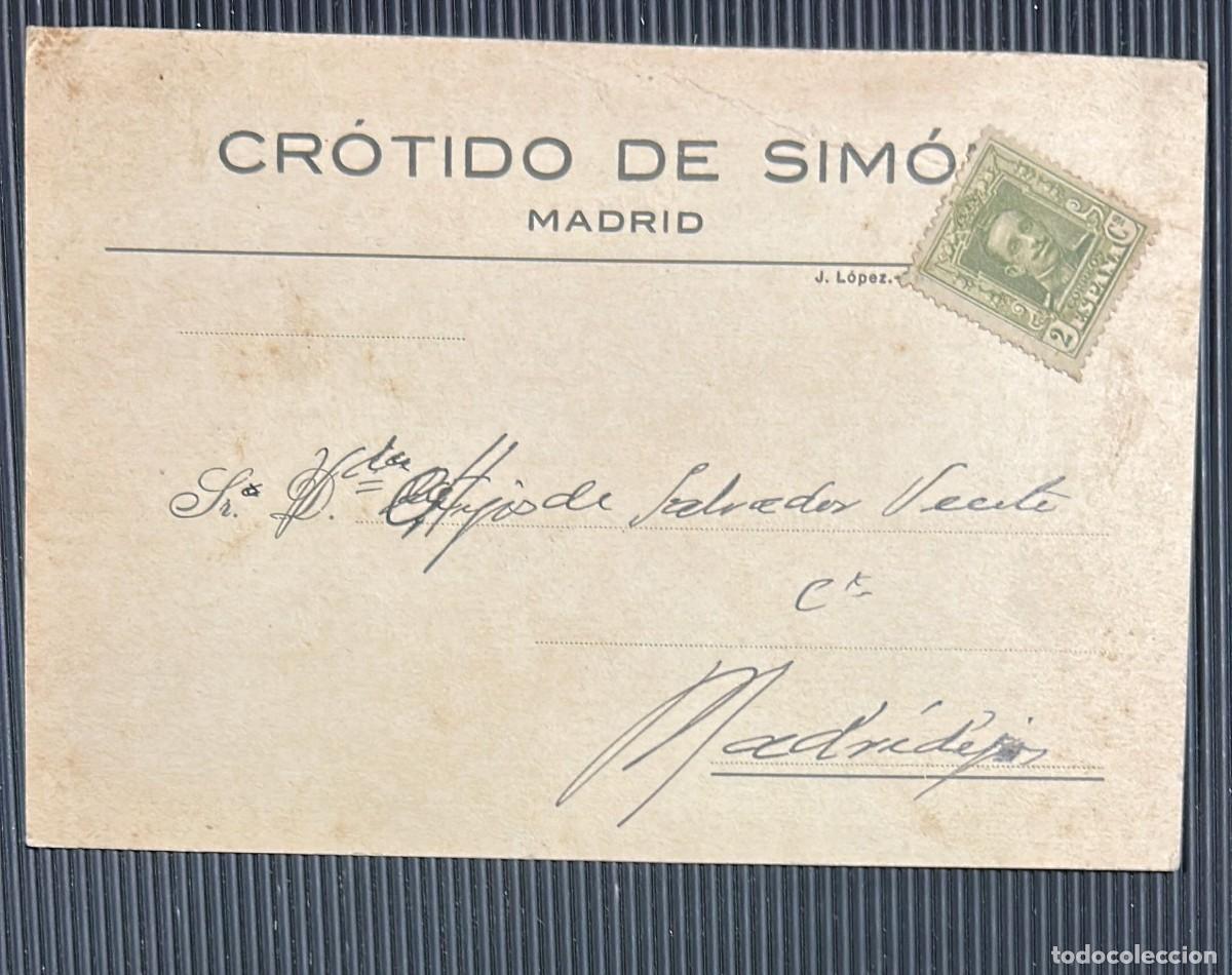 Postales: TARJETA POSTAL CROTIDO DE SIMON - MADRID - Foto 1