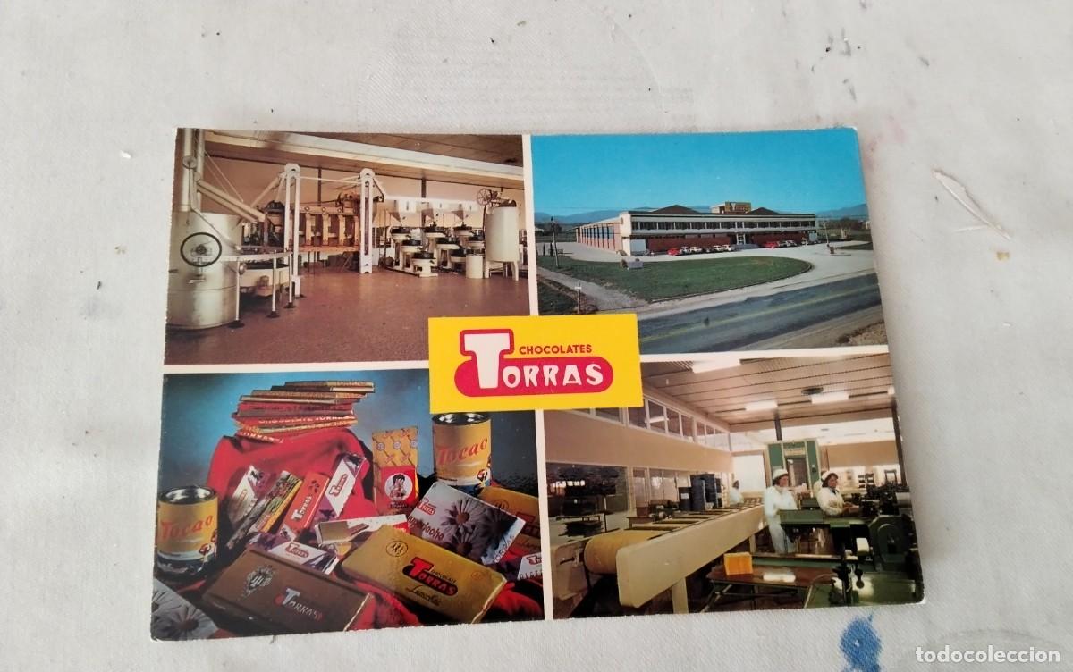 Postales: CHOCOLATES TORRAS POSTAL PUBLICITARIA ANTIGUA - Foto 2