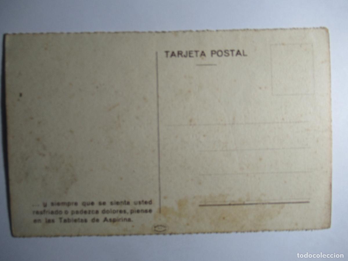 Postales: Antigua postal publicitaria Aspirina - Foto 2
