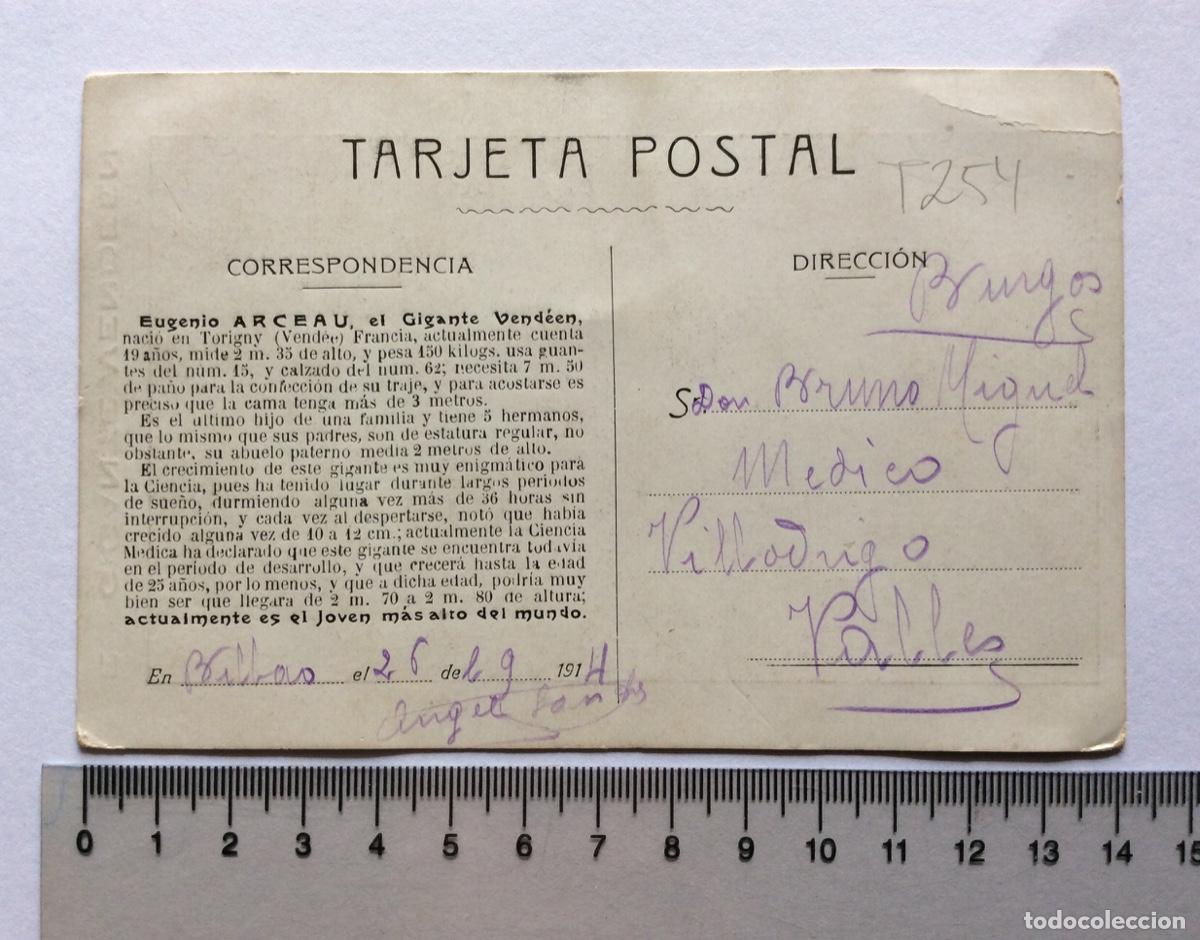 Postales: POSTAL CIRCO EL GIGANTE VENDEEN - Foto 2