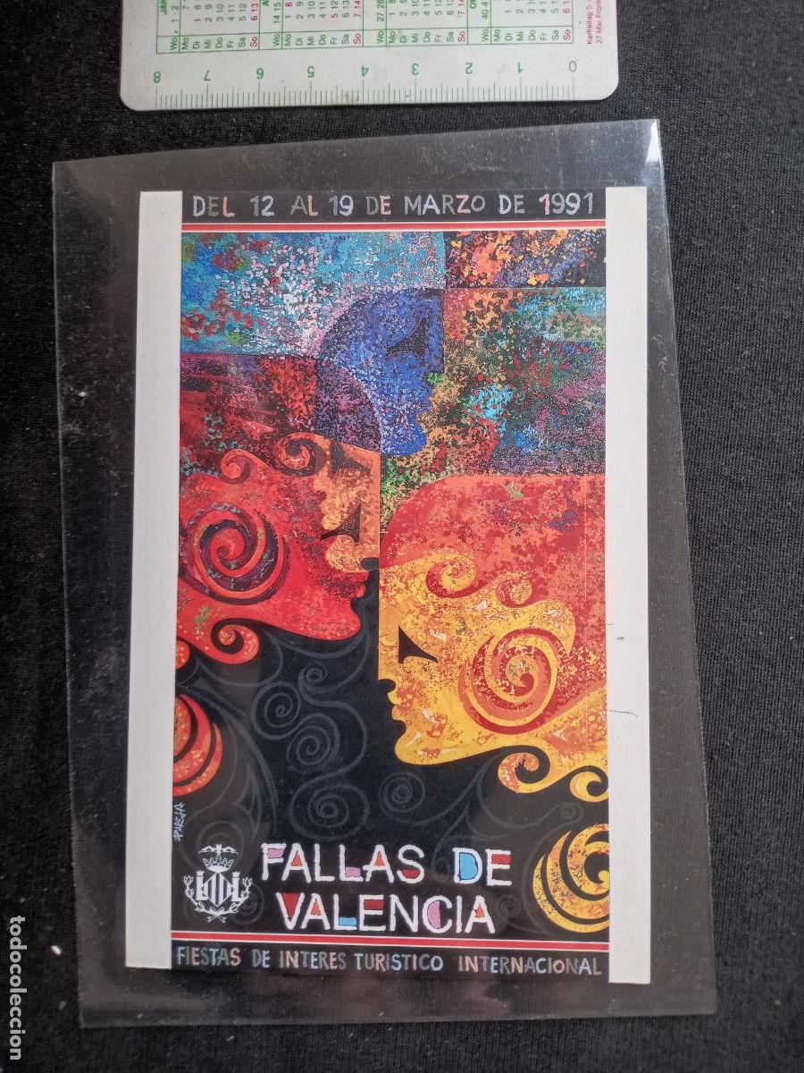 Postales: Postal de las Fallas de Valencia 1991 - Foto 1
