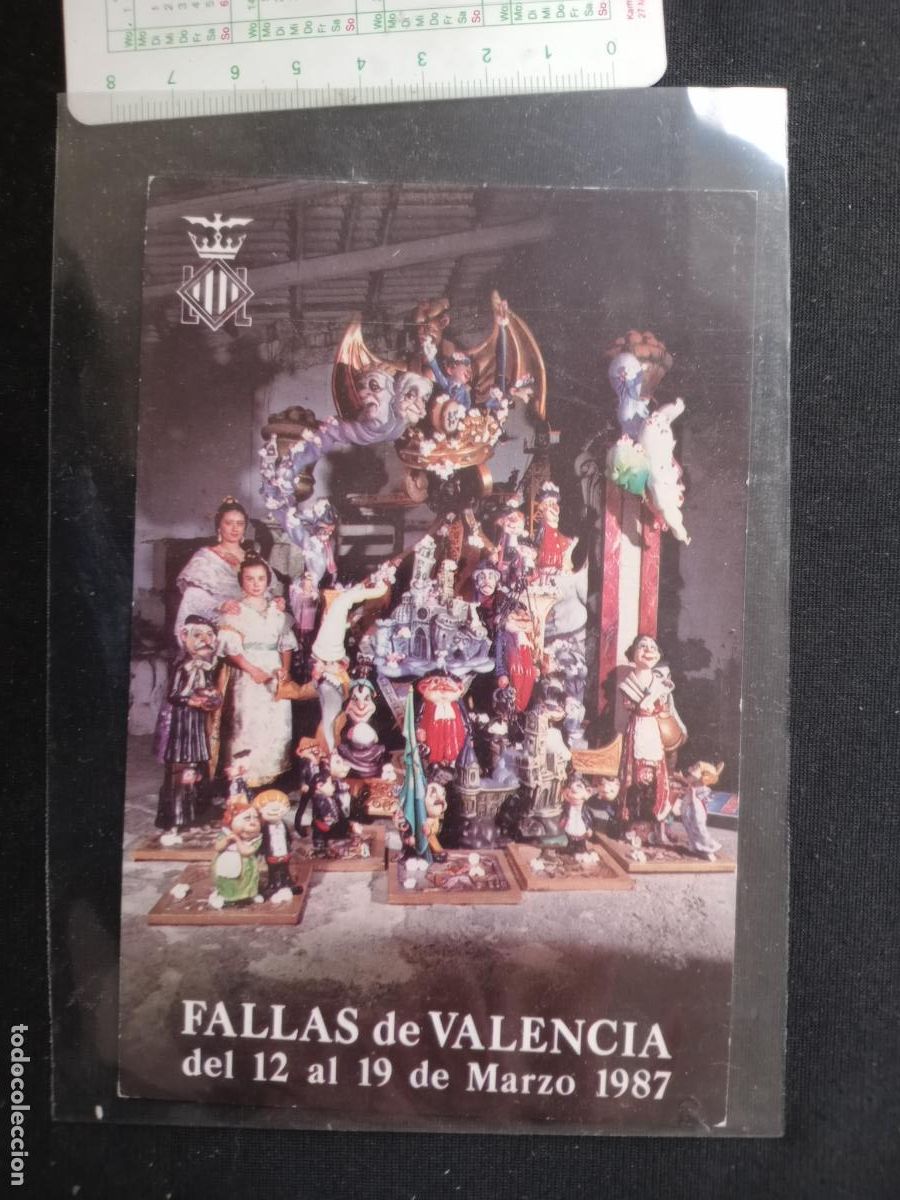 Postales: Postal de las Fallas de Valencia 1987 - Foto 1