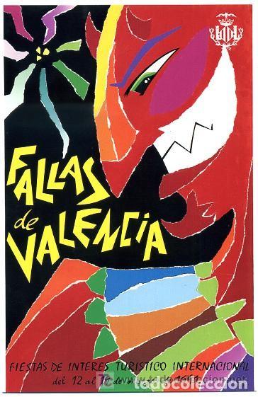 Postales: POSTAL PUBLICIDAD FALLAS DE VALENCIA 1991 - Foto 1