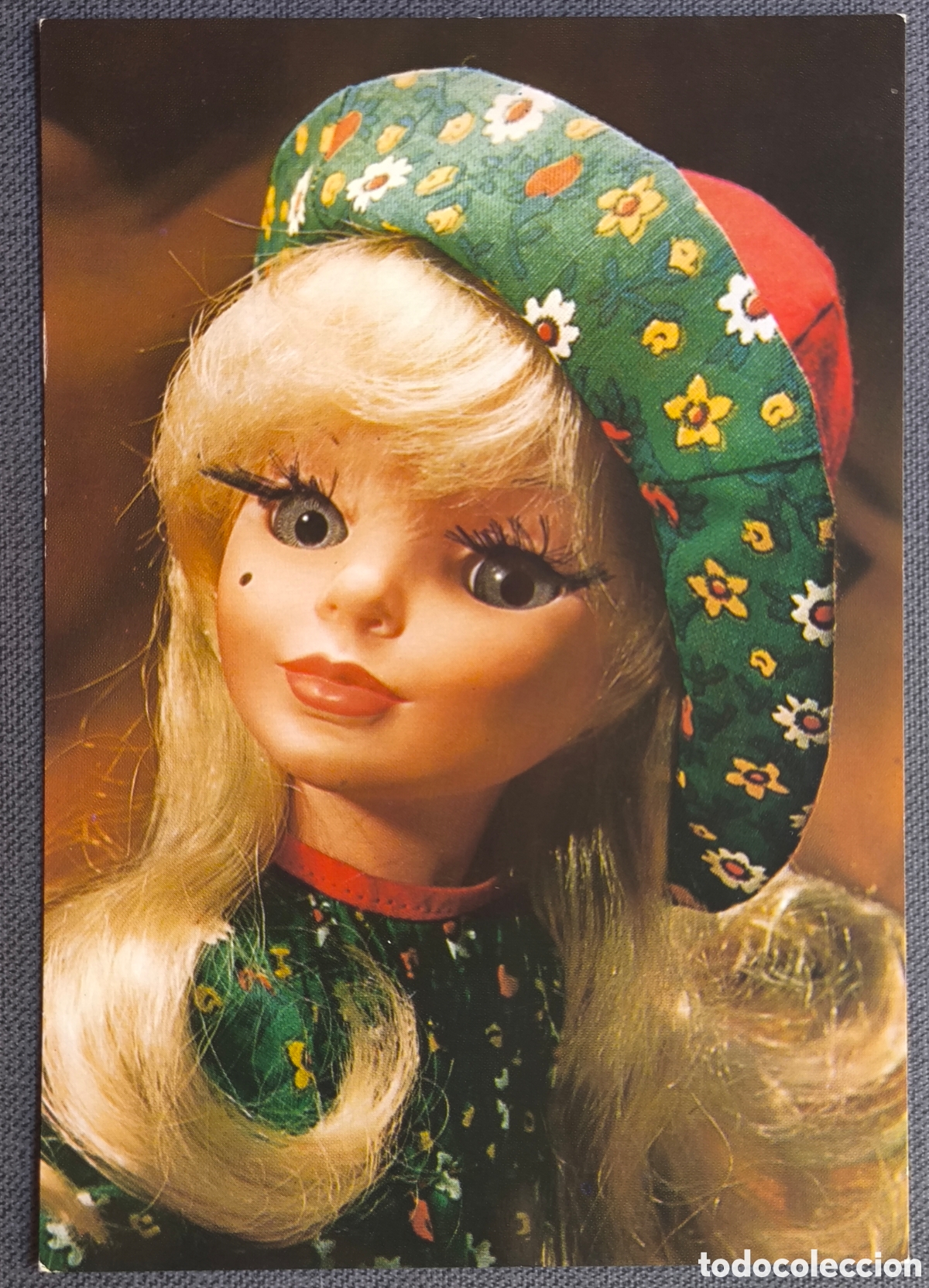 Postales: MU&Ntilde;ECA SIMONA POSTAL A COLOR DOLL POSTCARD C. 1960 - Foto 1