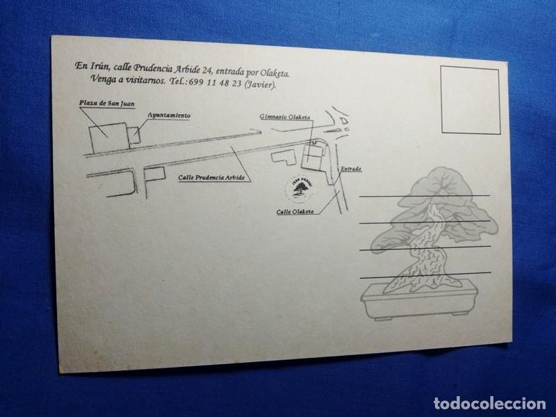 Postales: Postal tarjeta Irun Bonsai - Foto 2