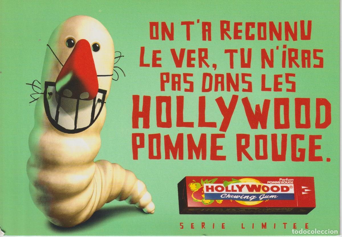 Postales: POSTAL PUBLICITARIA - CHICLES HOLLYWOOD - Foto 1