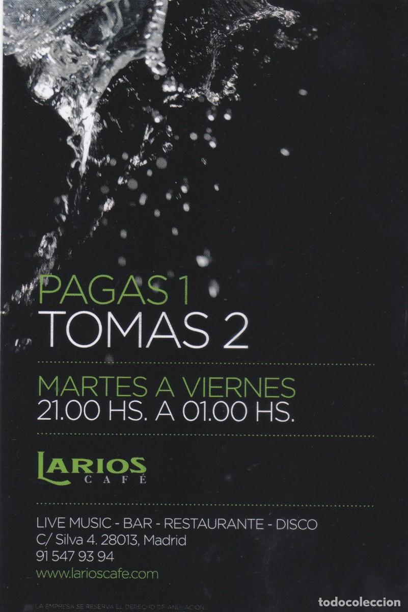 Postales: LARIOS CAFE (MADRID) - MOJITOS - POSTAL O FLYER - Foto 2