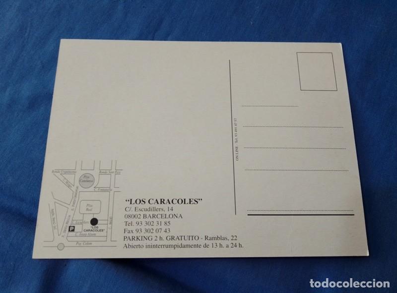 Postales: Postal Restaurante Los caracoles sin circulas - Foto 2