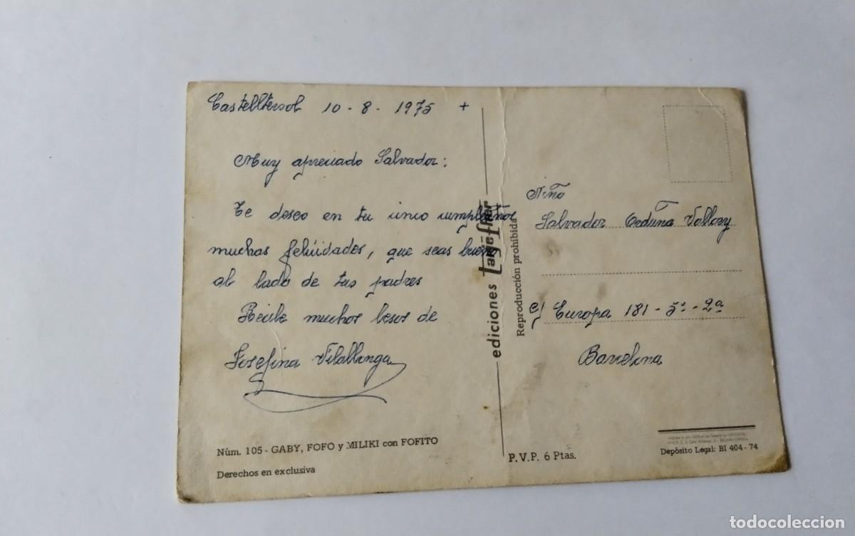 Postales: LOS PAYASOS DE LA TELE , POSTAL ANTIGUA - Foto 3