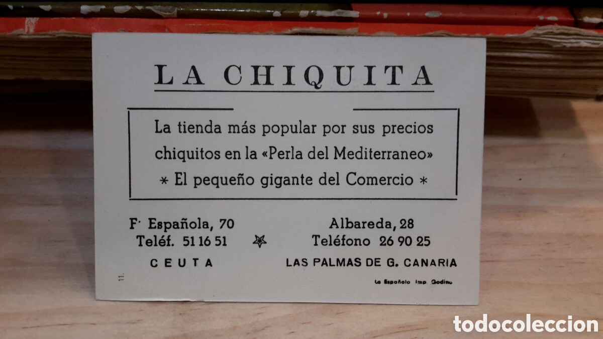 Postales: Postal - Tienda La Chiquitita - Foto 3