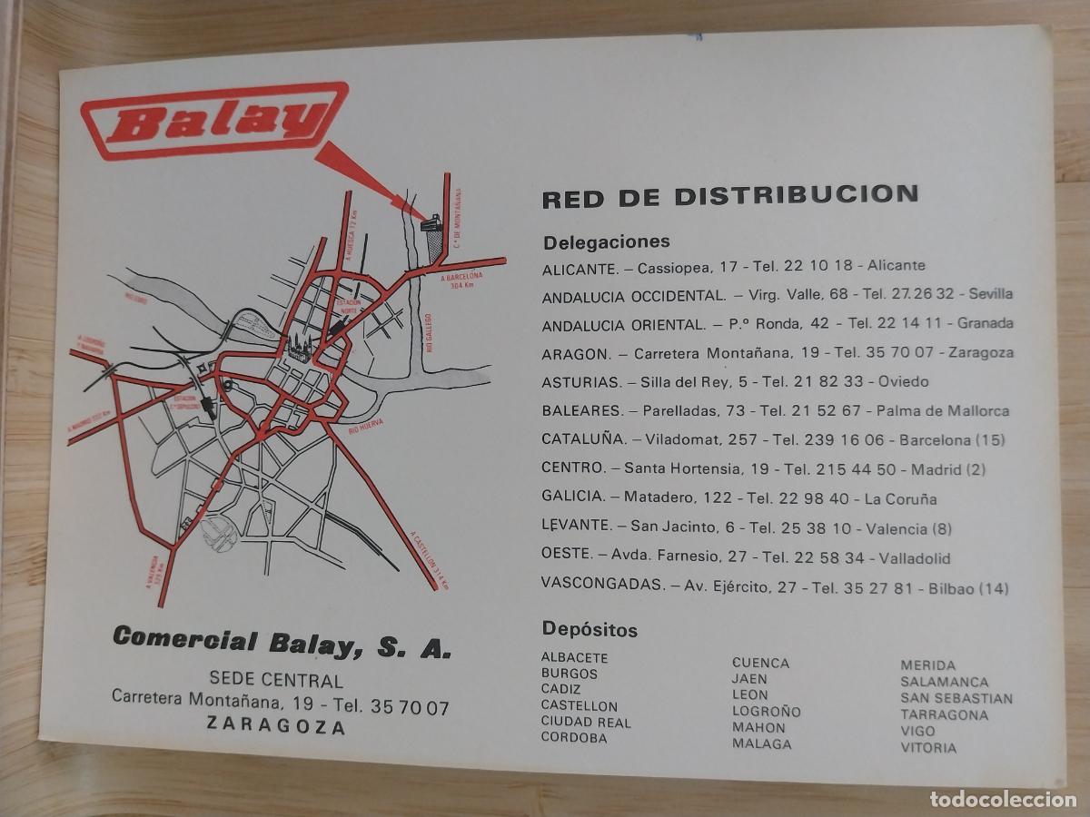Postales: BALAY COMERCIAL POSTAL EDIFICIO PROMOCIONAL ELECTRODOMESTICOS A&Ntilde;OS 60 - Foto 2