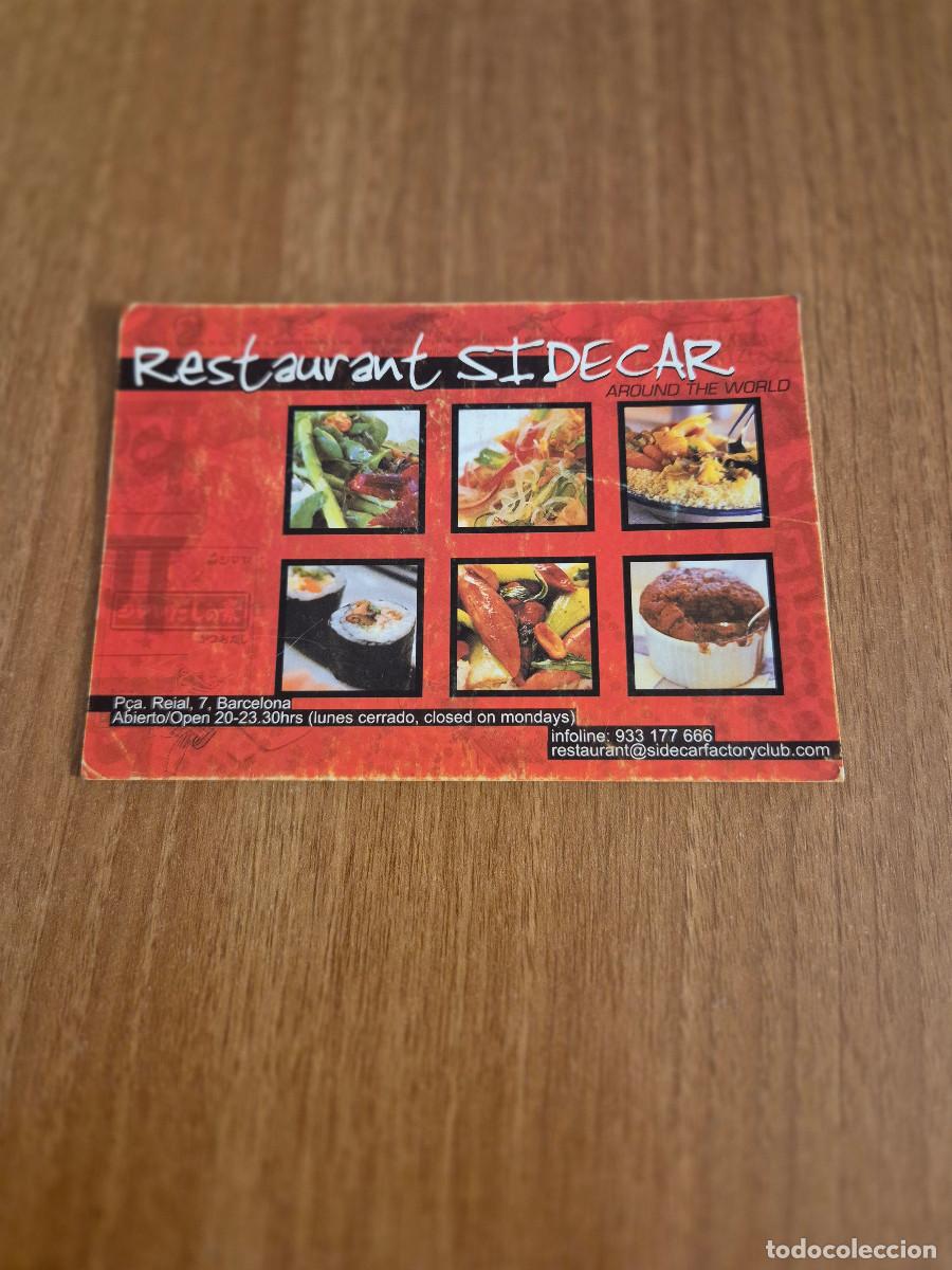 Postales: POSTAL, RESTAURANT SIDECAR PUBLICIDAD. - Foto 1