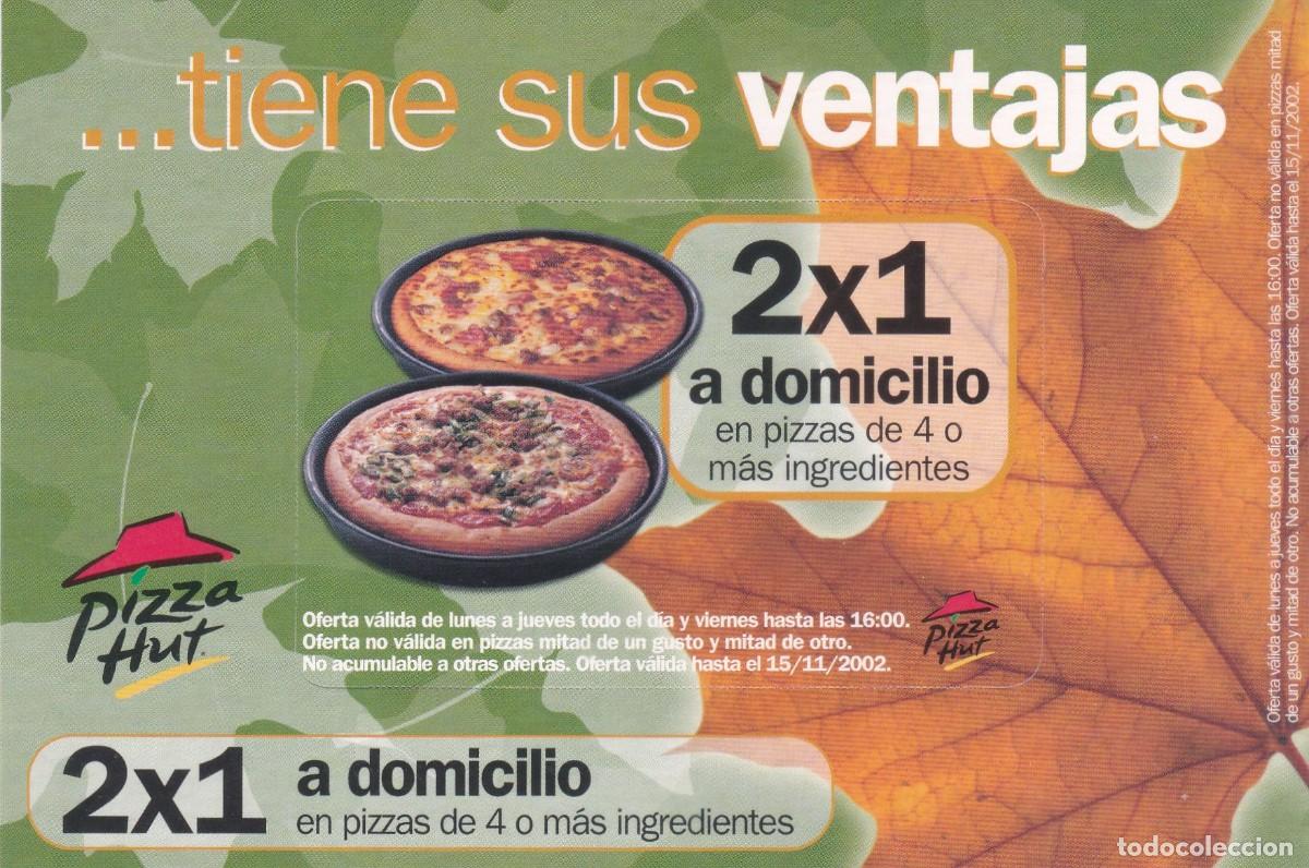Postales: PIZZA HUT (2002). PAGAR CON TARJETA ... - POSTAL O FLYER - Foto 2