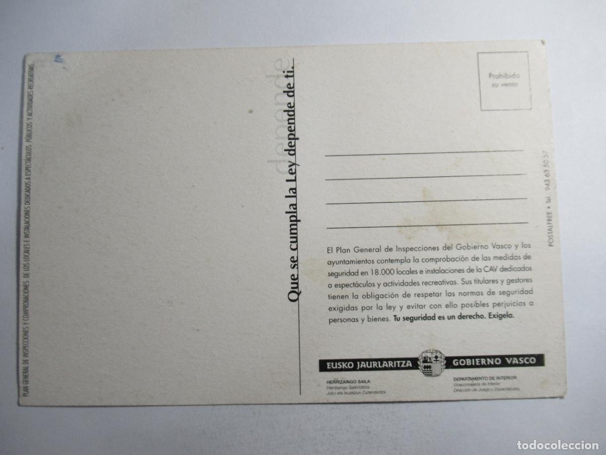 Postales: Postal Eusko Jaurlaritza - Gobierno Vasco - S/C - Foto 2