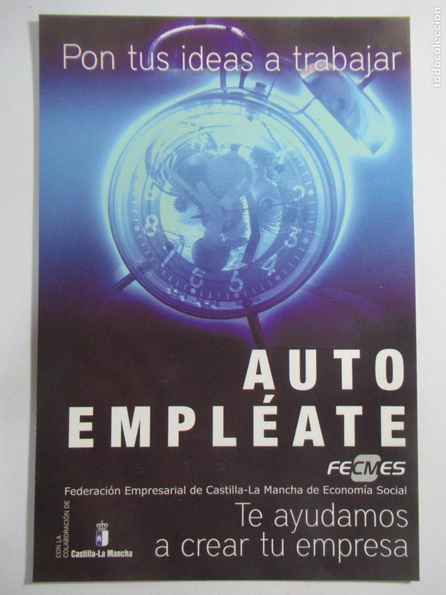 Postales: Flyer Autoempl&eacute;ate - Fecmes / Castilla-La Mancha - Foto 1