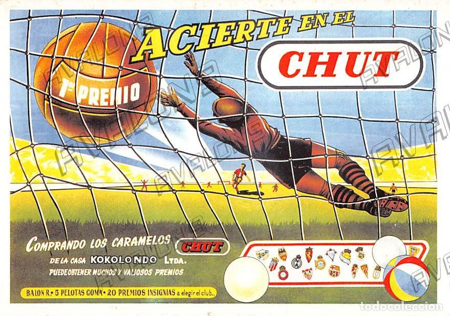 Postales: Postal Publicitaria de Caramelos Chut - Foto 1