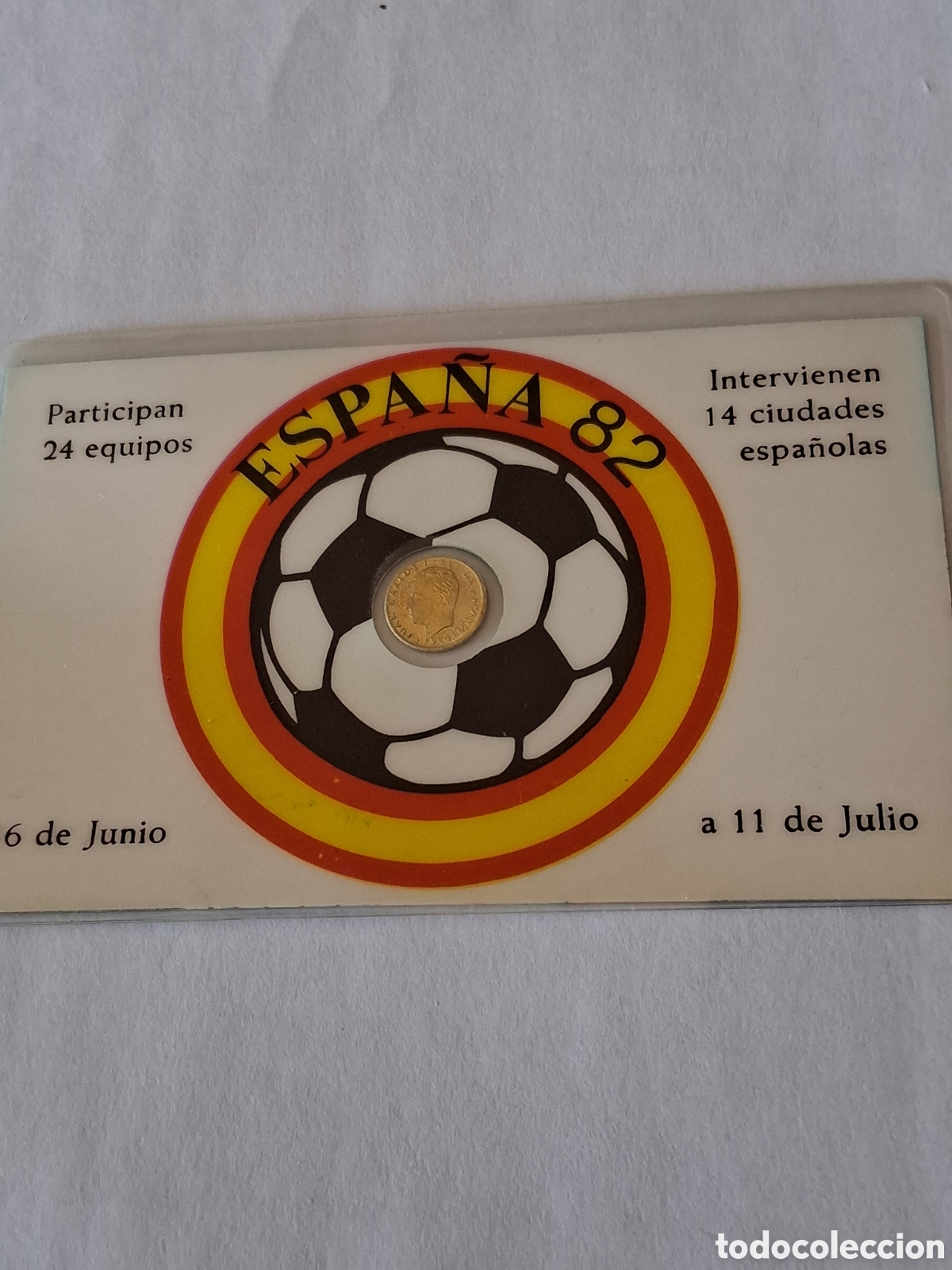 Postales: VALENCIA CF. ESPA&Ntilde;A 82 - Foto 2