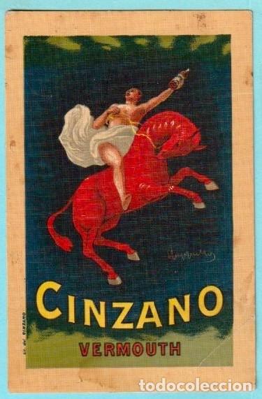Postales: POSTAL PUBLICITARIA, CINZANO, SIN FECHA. - Foto 1