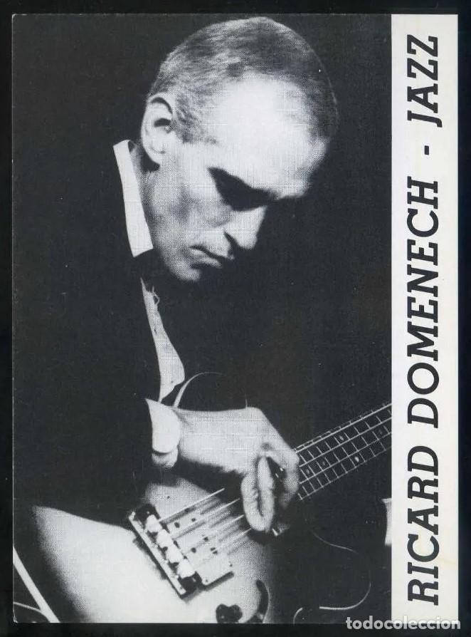 Cartoline: Expo Foto *Ricard Dom&egrave;nech - Jazz* Maple Syrup, Barcelona 1987. Nueva.