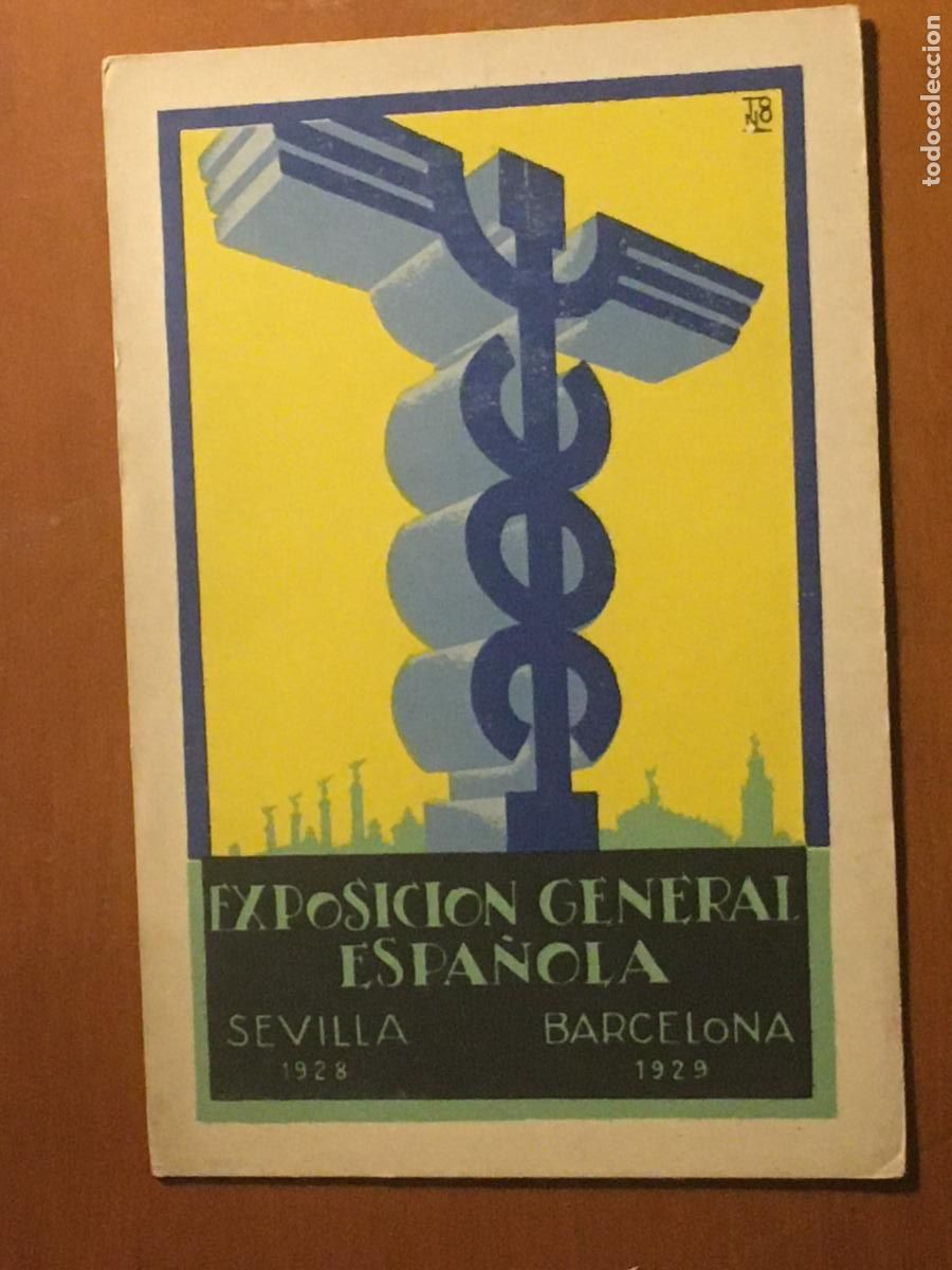 Postales: exposicion general espa&ntilde;ola sevilla 1929 barcelona 1929 ostal publicitaria original antigua