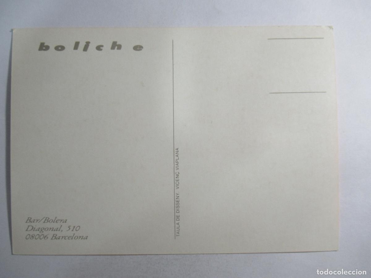 Postales: Postal Publicitaria - Boliche - Barcelona - Foto 2