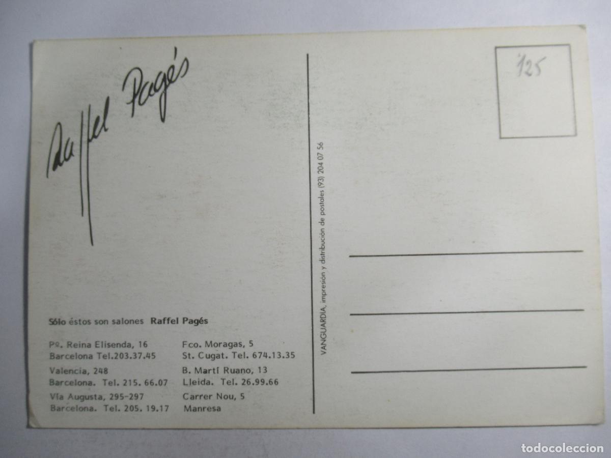 Postales: Raffel Pag&eacute;s - Peluquer&iacute;as - S/C - Foto 2