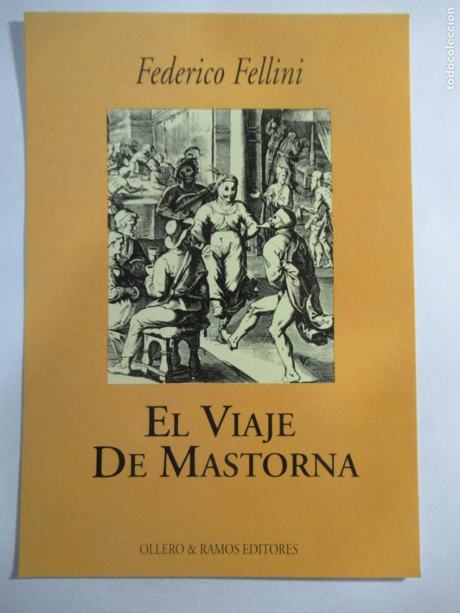 Postales: Postal Publicitaria - Federic Fellini - El Viaje de Mastorna - Ollero & Ramos Editores - S/C